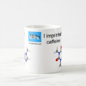 caffeine sjabloon mok ball and stick model (Center)