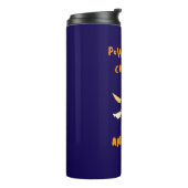 Caffeine & Spite Imperial Moth Tumbler Thermosbeker (Gedraaid links)