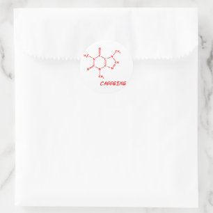 Caffeine Sticker (rood)