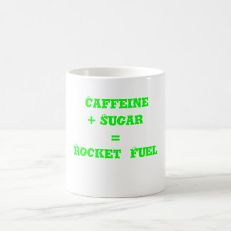 Caffeine + Suiker = Raketbrandstof Koffiemok
