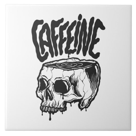 Caffeine Tegeltje (Voorkant)