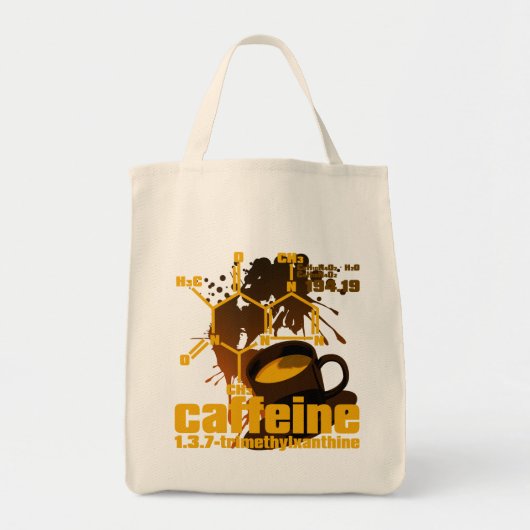 Caffeine Tote Bag (Voorkant)