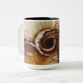 Caffeine Tweekleurige Koffiemok (Voorkant links)