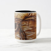 Caffeine Tweekleurige Koffiemok (Voorkant rechts)