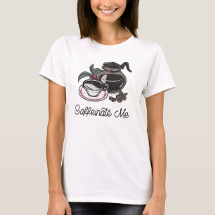 Caffeïne voor mij: Dagelijkse dosis moed T-shirt