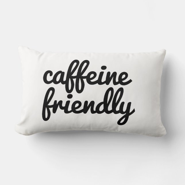 Caffeïne Vriendelijk Kussen (Voorkant)