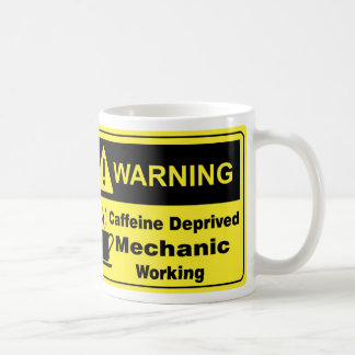 Caffeine-waarschuwingsmechanisme Koffiemok