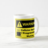 Caffeine-waarschuwingsprogramma Koffiemok (Voorkant rechts)