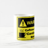 Caffeine Warning Cardioloog Koffiemok (Center)