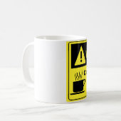 Caffeine Warning Matron Koffiemok (Voorkant links)
