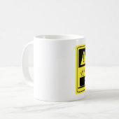 Caffeine Warning Midwel Koffiemok (Voorkant links)