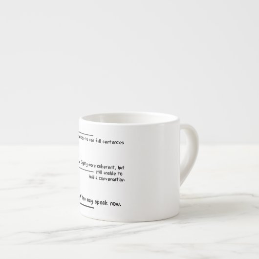 Caffeïneniveaumetingen Espresso Kop (Voorkant rechts)