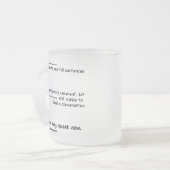 Caffeïneniveaumetingen Matglas Koffiemok (Voorkant links)