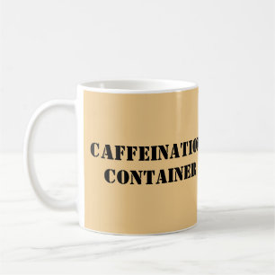 Caffeineringscontainer  koffiemok
