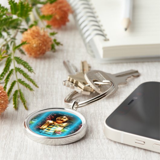 Caffeineverslaafden Thunder_Cove Sleutelhanger (Zijkant)