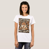 CAFFELINE SWEET DREAMS T-SHIRT (Voorkant volledig)