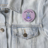 Caffelotta cryptokitty wil koffie ronde button 5,7 cm (In situ)