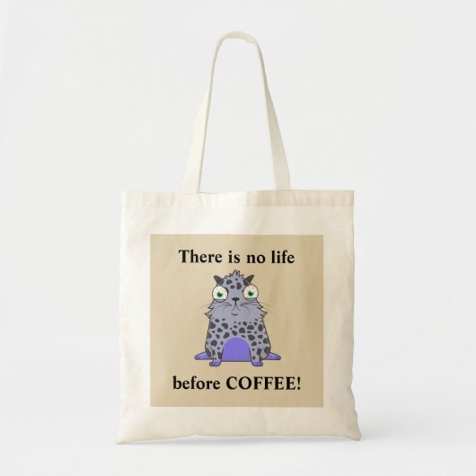 Caffelotta cryptokitty wil koffie tote bag (Voorkant)
