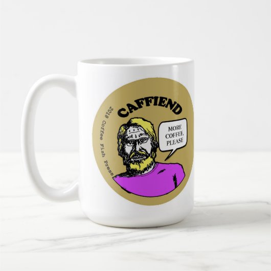CAFFIEND 15 oz koffie-Mok Koffiemok (Links)