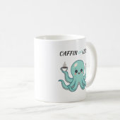 Caffin Loop Kawaii Coffee Mug - Octopus Cute Koffiemok (Voorkant rechts)