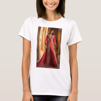 Caftan traditionnel, Marokkaanse stijl Vrouwen T-s T-shirt