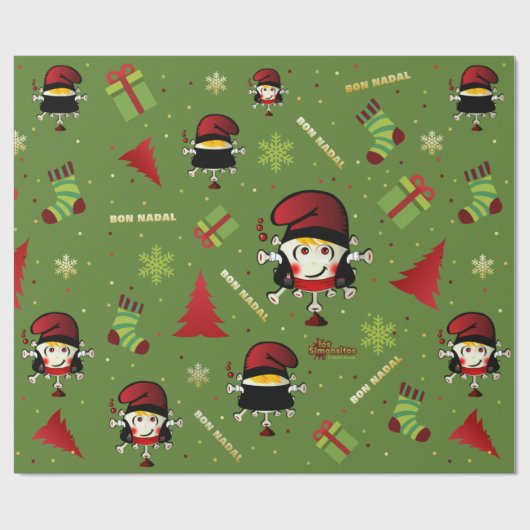 Caganer de los Nacimientos catalanes by Simonsitos Cadeaupapier (Vlak)