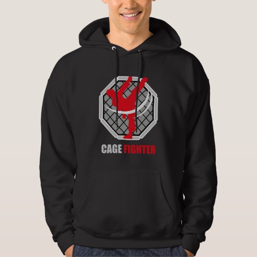 Cage Fighter MMA Knock-out Hoodie (Voorkant)