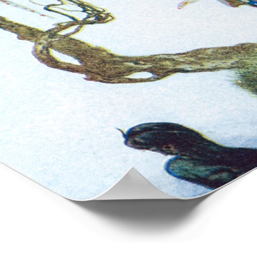 Caged Bird en de Princess Poster (Hoek)