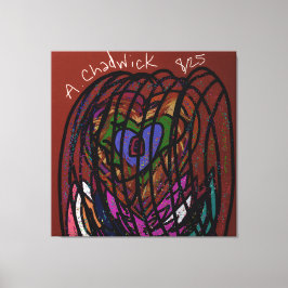 Caged Heart  Canvas Afdruk