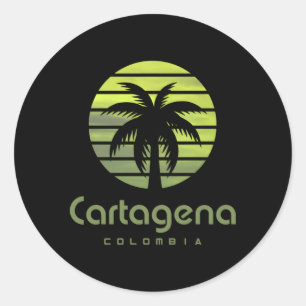 Cagena Colombia Ronde Sticker