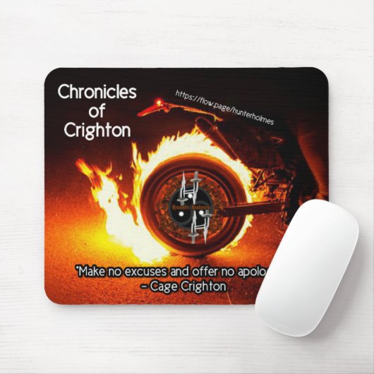 Cage's Motto - Hunter Holmes Co. | Mousepad Muismat (Met muis)