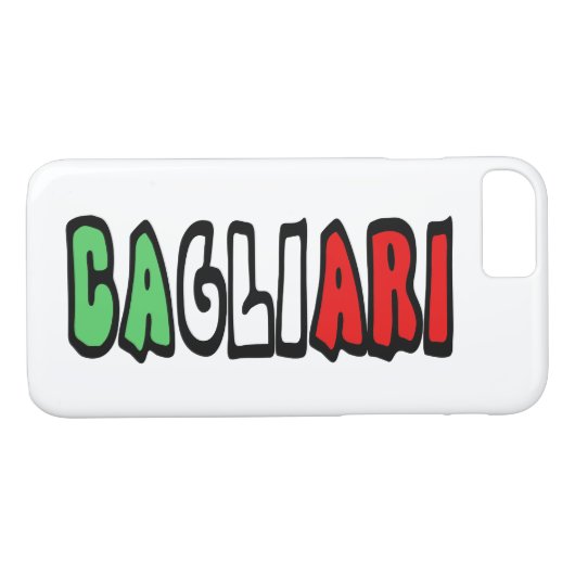 Cagliari Case-Mate iPhone Case (Achterkant (Horizontaal))