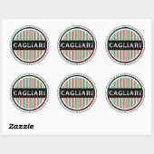 Cagliari City Pride Emblem – Italian Identity Ronde Sticker (Vel)