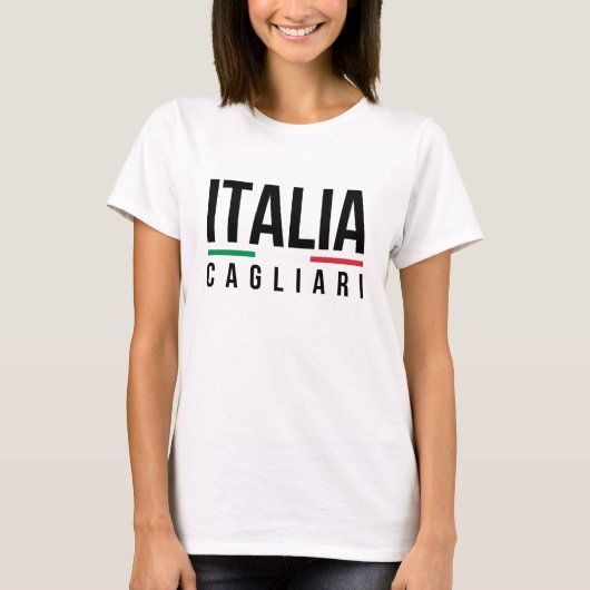 Cagliari Italië T-shirt (Voorkant)