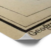  Cagliari Sardinia Map (1903) Poster (Hoek)