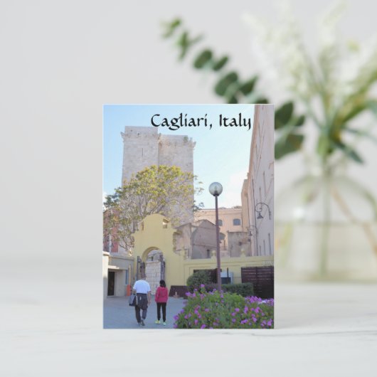 Cagliari, Sardinië, Italië Briefkaart (Staand voorkant)