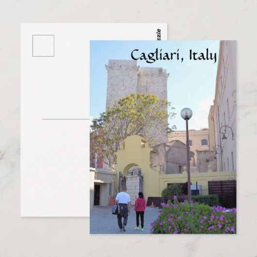 Cagliari, Sardinië, Italië Briefkaart (Voorkant / Achterkant)