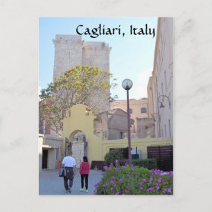 Cagliari, Sardinië, Italië Briefkaart