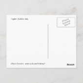 Cagliari, Sardinië, Italië (Canvaseffect) Briefkaart (Achterkant)