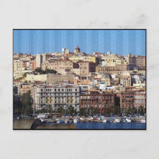 Cagliari, Sardinië, Italië (Canvaseffect) Briefkaart (Voorkant)