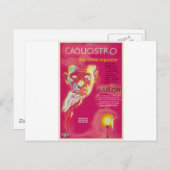 Cagliostro film poster (Boris Karloff) Briefkaart (Voorkant / Achterkant)