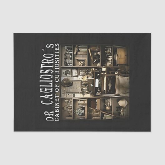 Cagliostro's kabinet of Curiosities Tissuepapier (Voorkant)