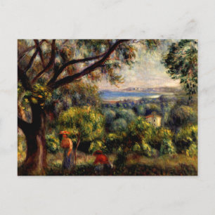 Cagnes Landschap geschilderd door Renoir, Briefkaart