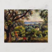 Cagnes Landschap geschilderd door Renoir, Briefkaart (Voorkant)