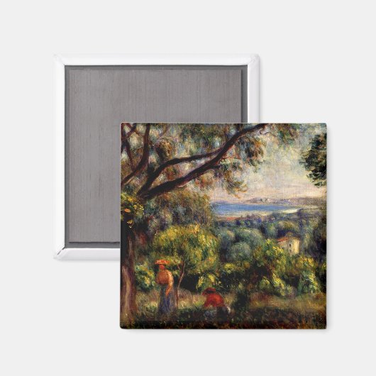 Cagnes Landschap Magneet (Voorkant / Achterkant)