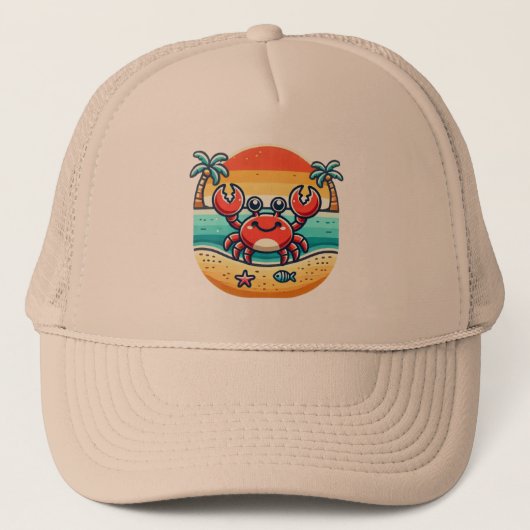 Cagrejito playero trucker pet (Voorkant)