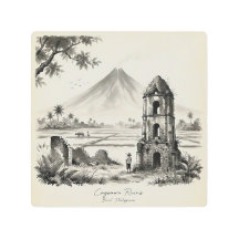 Cagsawa-ruïnes & Mayon-vulkaan Filipijnen