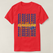 Caguas Cascade tekst 1 T-shirt (Design voorkant)