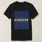 Caguas Cascade tekst 2 T-shirt (Design voorkant)