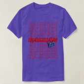 Caguas Cascade tekst 3 T-shirt (Design voorkant)